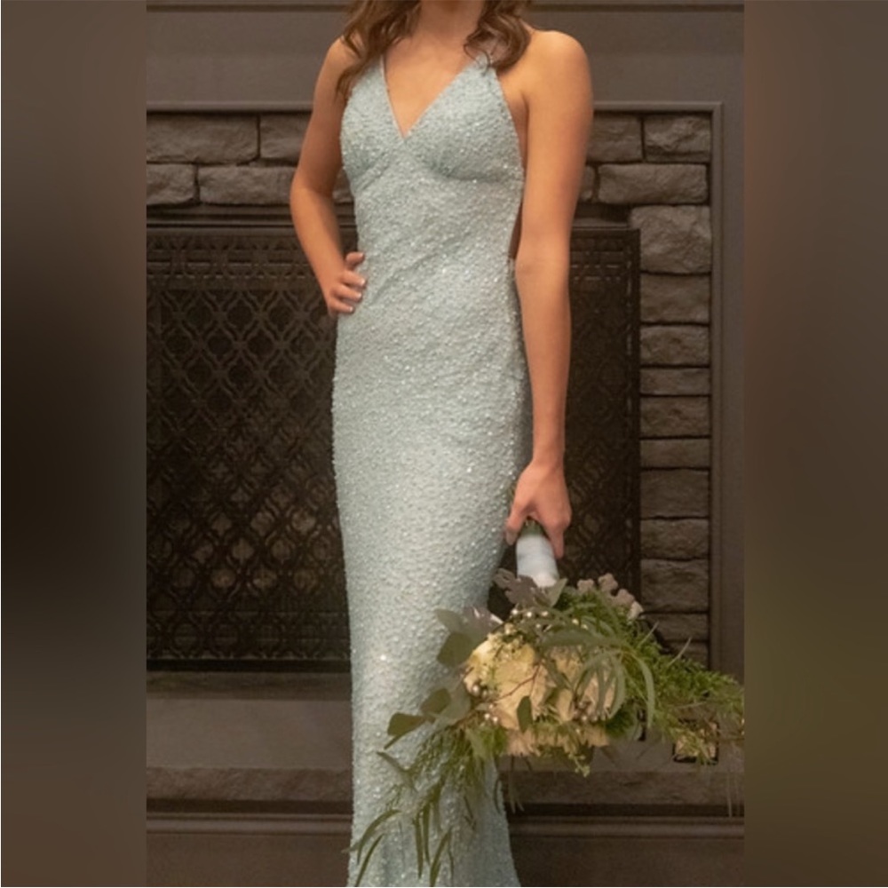 Scala Sequin Prom Dress